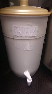 Fermenter in fridge