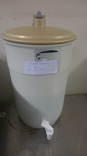 Fermenter at ambient temperature