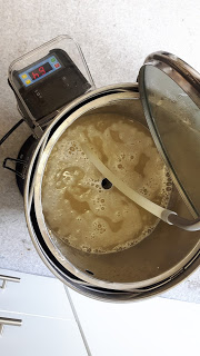 recirculating the mash