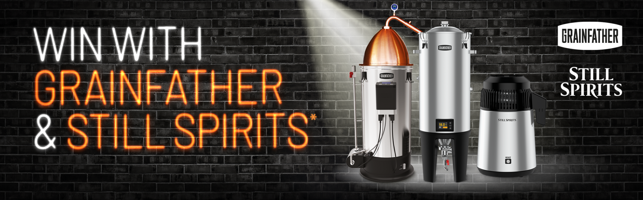 Win With Grainfather & Still Spirits